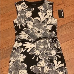 NWT black and white dress WITH POCKETS!